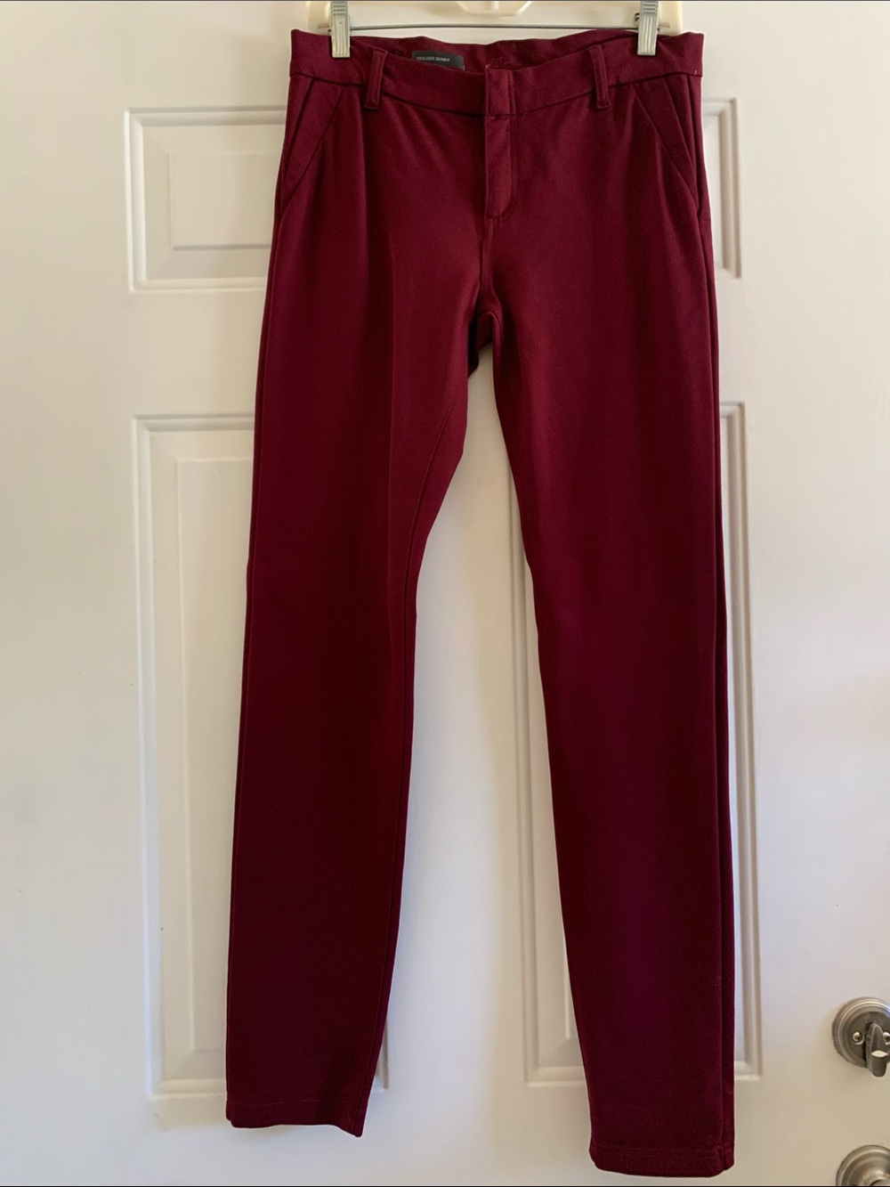 Burgundy Trousers